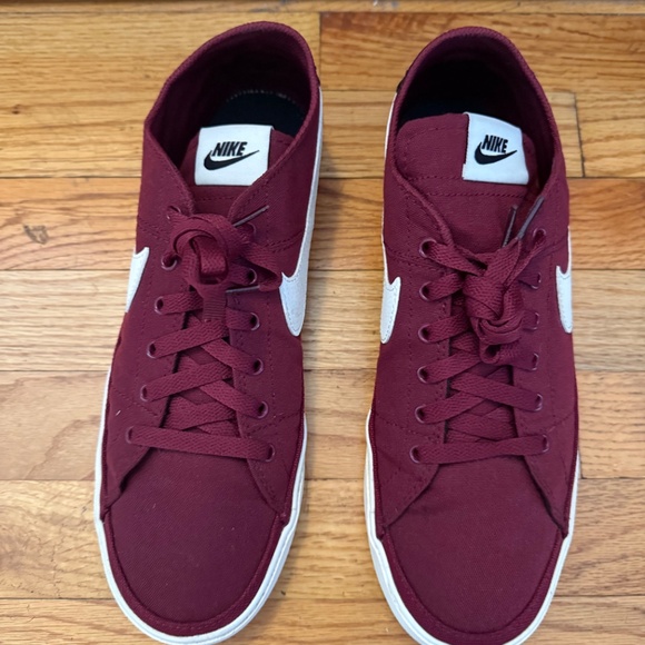 Nike Court Legacy Canvas Beetroot CW6539-601 Shoes Size Mens 10 or Womens 11.5 - Picture 4 of 8